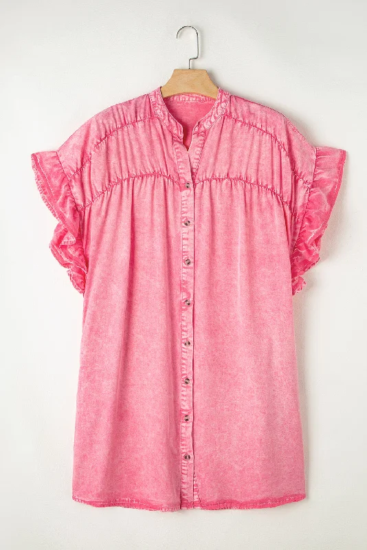 Sleeveless Bodysuits for a Cool and Casual Summer LookRuffled Notched Cap Sleeve Denim Dress Sleeveless Bodysuits for a Cool and Casual Summer LookRuffled Notched Cap Sleeve Denim Dress
